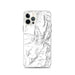 Custom iPhone 12 Pro Baldy Cinco Colorado Map Phone Case in Classic