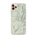 Custom iPhone 11 Pro Max Baldy Cinco Colorado Map Phone Case in Woodblock