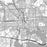 Baltimore Maryland Map Print in Classic Style Zoomed In Close Up Showing Details
