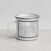 Left View Custom Baltimore Maryland Map Enamel Mug in Classic