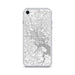 Custom Baltimore Maryland Map iPhone SE Phone Case in Classic