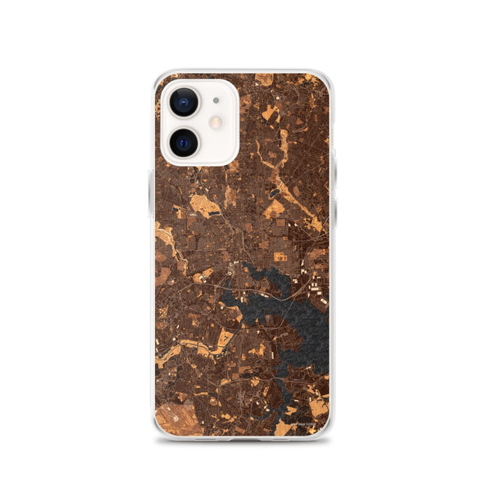 Custom Baltimore Maryland Map iPhone 12 Phone Case in Ember
