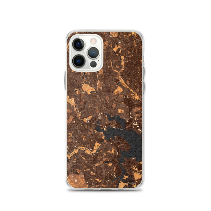 Custom Baltimore Maryland Map iPhone 12 Pro Phone Case in Ember
