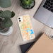 Custom Baltimore Maryland Map Phone Case in Watercolor