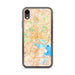 Custom Baltimore Maryland Map Phone Case in Watercolor