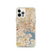 Custom Baltimore Maryland Map iPhone 12 Pro Phone Case in Woodblock