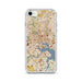 Custom Baltimore Maryland Map iPhone SE Phone Case in Woodblock