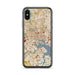 Custom Baltimore Maryland Map Phone Case in Woodblock