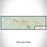 Flat View of Map Custom Bandera Texas Map Enamel Mug in Woodblock