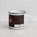 Right View Custom Bangor Maine Map Enamel Mug in Ember
