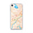 Custom iPhone SE Bangor Maine Map Phone Case in Watercolor