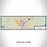 Flat View of Map Custom Bangor Maine Map Enamel Mug in Woodblock