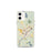 Custom iPhone 12 mini Bangor Maine Map Phone Case in Woodblock