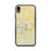 Custom iPhone XR Bardstown Kentucky Map Phone Case in Woodblock