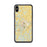 Custom iPhone XS Max Bardstown Kentucky Map Phone Case in Woodblock