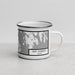 Right View Custom Bar Harbor Maine Map Enamel Mug in Classic