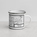 Right View Custom Bartlett Tennessee Map Enamel Mug in Classic
