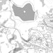 Bass Lake North Carolina Map Print in Classic Style Zoomed In Close Up Showing Details