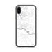 Custom iPhone X/XS Batesville Arkansas Map Phone Case in Classic