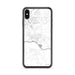 Custom iPhone XS Max Batesville Arkansas Map Phone Case in Classic