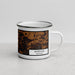 Right View Custom Batesville Arkansas Map Enamel Mug in Ember