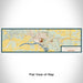 Flat View of Map Custom Batesville Arkansas Map Enamel Mug in Woodblock