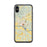 Custom iPhone X/XS Batesville Arkansas Map Phone Case in Woodblock