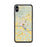 Custom iPhone XS Max Batesville Arkansas Map Phone Case in Woodblock
