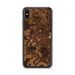 Custom Baton Rouge Louisiana Map Phone Case in Ember