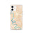 Custom Baton Rouge Louisiana Map iPhone 12 Phone Case in Watercolor