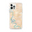 Custom Baton Rouge Louisiana Map iPhone 12 Pro Max Phone Case in Watercolor