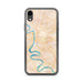 Custom Baton Rouge Louisiana Map Phone Case in Watercolor