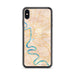 Custom Baton Rouge Louisiana Map Phone Case in Watercolor