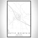 Battle Mountain Nevada Map Print Portrait Orientation in Classic Style With Shaded Background