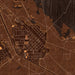 Battle Mountain Nevada Map Print in Ember Style Zoomed In Close Up Showing Details