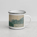 Right View Custom Bay Harbor Michigan Map Enamel Mug in Afternoon