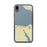 Custom iPhone XR Bay Harbor Michigan Map Phone Case in Woodblock