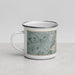 Left View Custom Bayonne New Jersey Map Enamel Mug in Afternoon