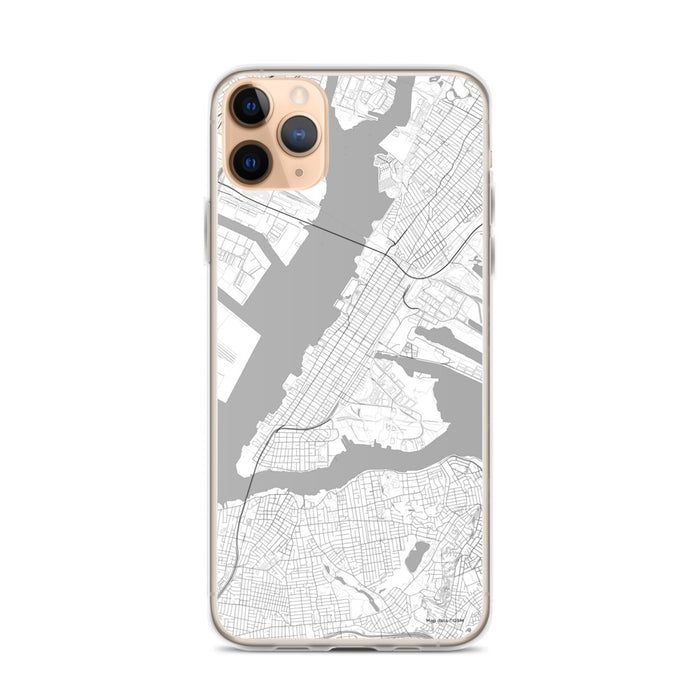 Custom Bayonne New Jersey Map Phone Case in Classic