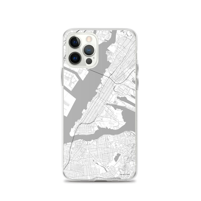 Custom Bayonne New Jersey Map iPhone 12 Pro Phone Case in Classic