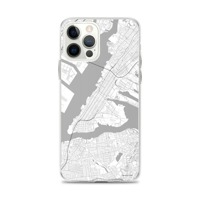 Custom Bayonne New Jersey Map iPhone 12 Pro Max Phone Case in Classic