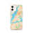 Custom Bayonne New Jersey Map iPhone 12 Phone Case in Watercolor