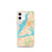 Custom Bayonne New Jersey Map iPhone 12 mini Phone Case in Watercolor