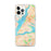 Custom Bayonne New Jersey Map iPhone 12 Pro Max Phone Case in Watercolor