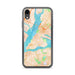 Custom Bayonne New Jersey Map Phone Case in Watercolor