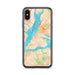 Custom Bayonne New Jersey Map Phone Case in Watercolor