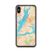 Custom Bayonne New Jersey Map Phone Case in Watercolor