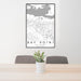 24x36 Bay Point California Map Print Portrait Orientation in Classic Style Behind 2 Chairs Table and Potted Plant
