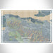 Bay Point California Map Print Landscape Orientation in Afternoon Style With Shaded Background