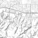 Bay Point California Map Print in Classic Style Zoomed In Close Up Showing Details